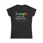 Kamala: If That's Too Hard Try Madam President Fitted T-Shirt The Vote Shop