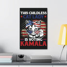 Childless Cat Lady is Voting Kamala Wall Art The Vote Shop