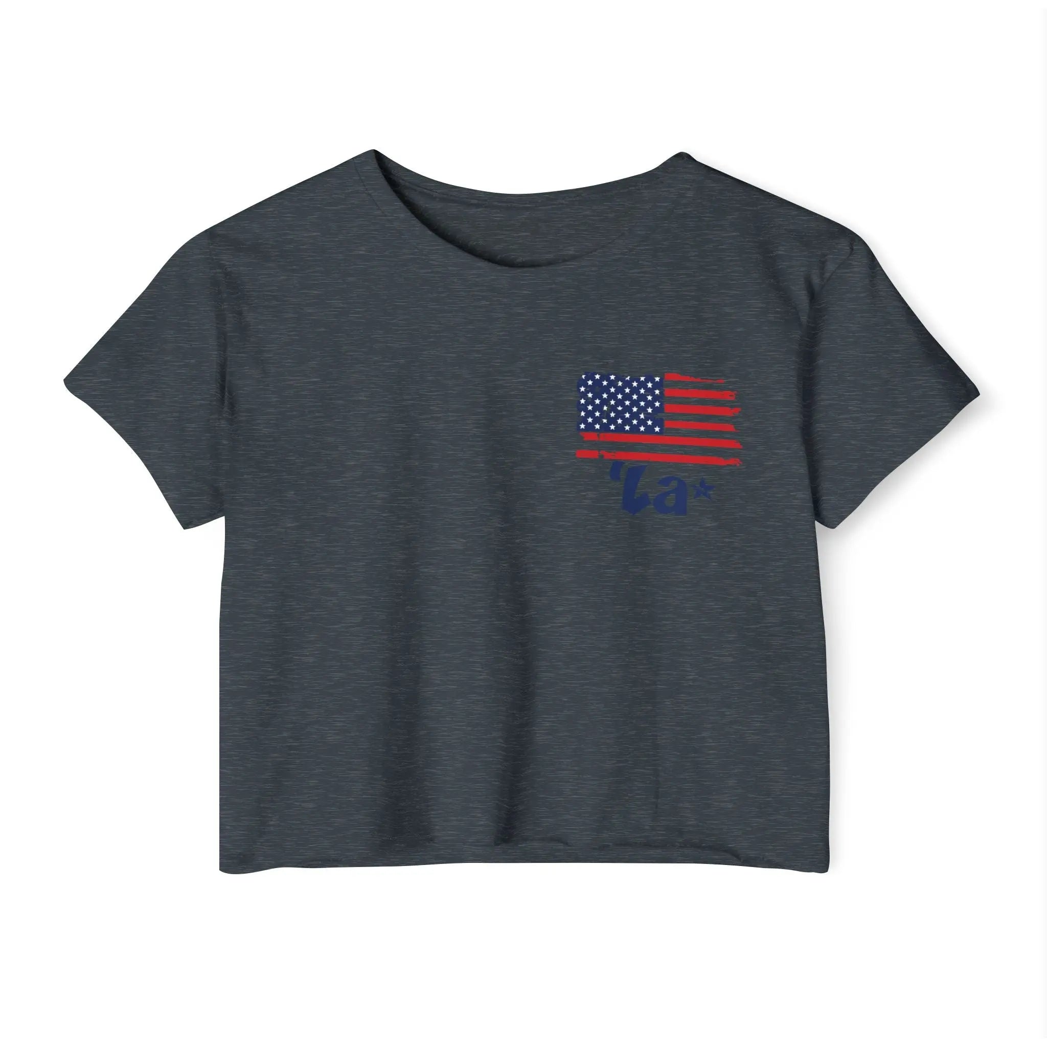 Flag + Kamala Crop Top The Vote Shop