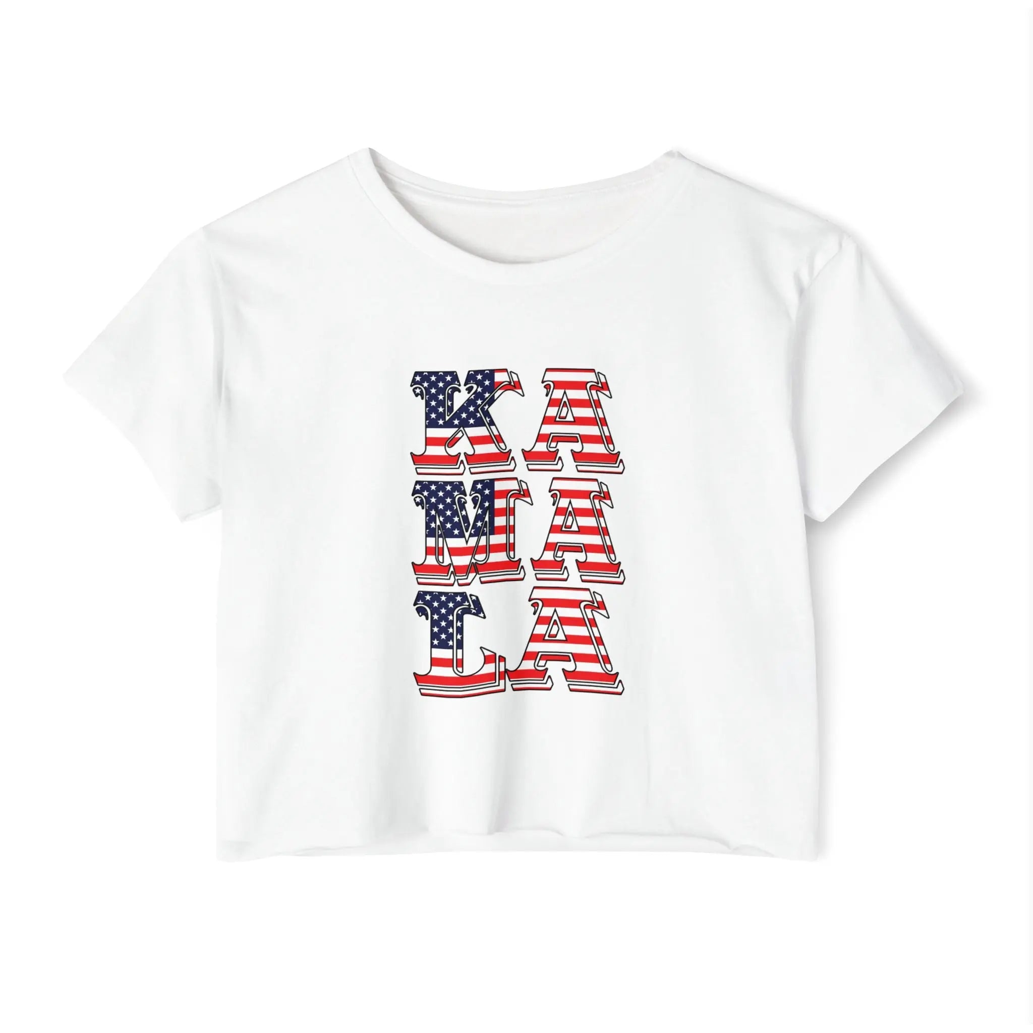 Kamala Stars + Stripes Crop Top The Vote Shop