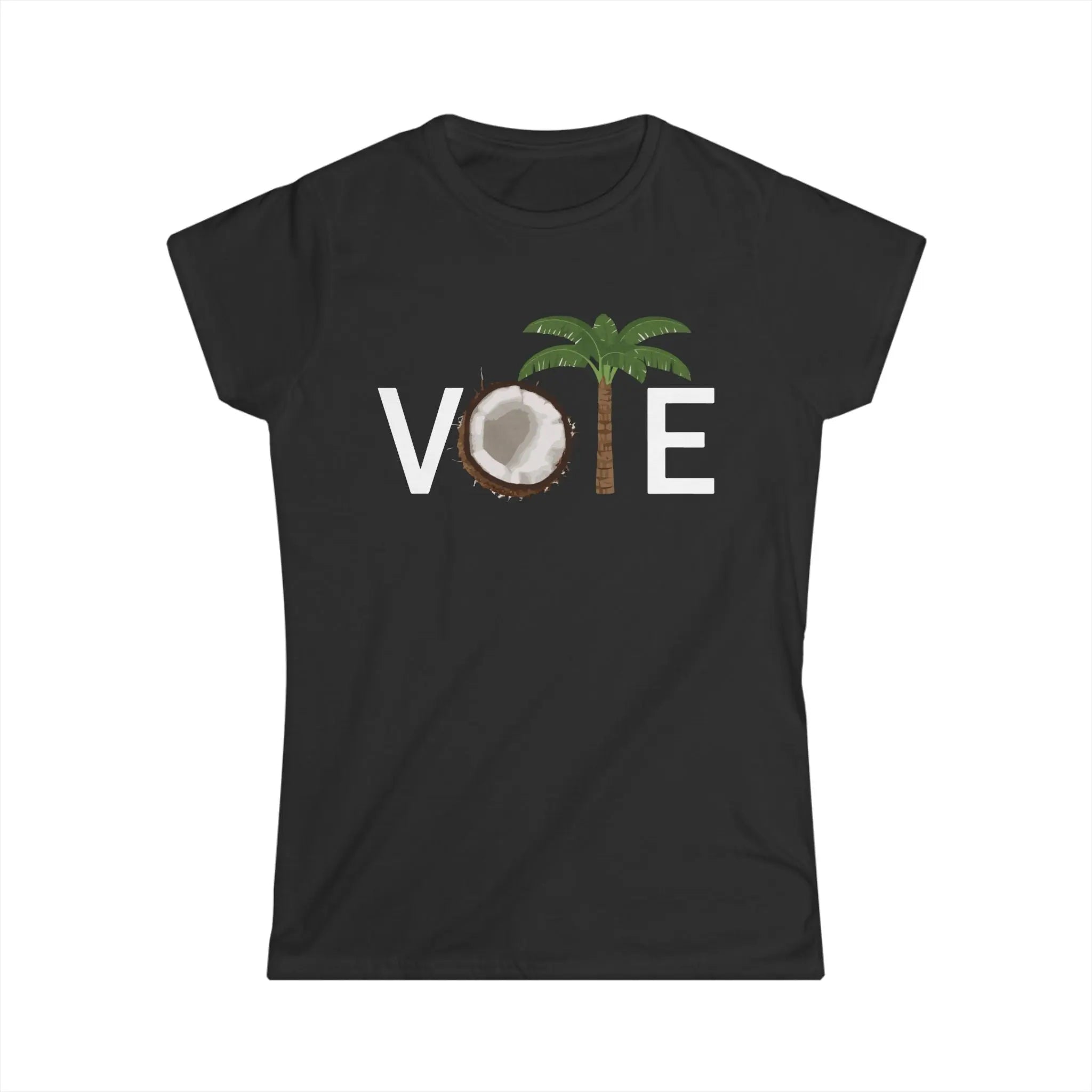 Vote Coconuts Fitted T-Shirt The Vote Shop