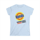 Kamala Removes Nasty Orange Stains Fitted T-shirt The Vote Shop