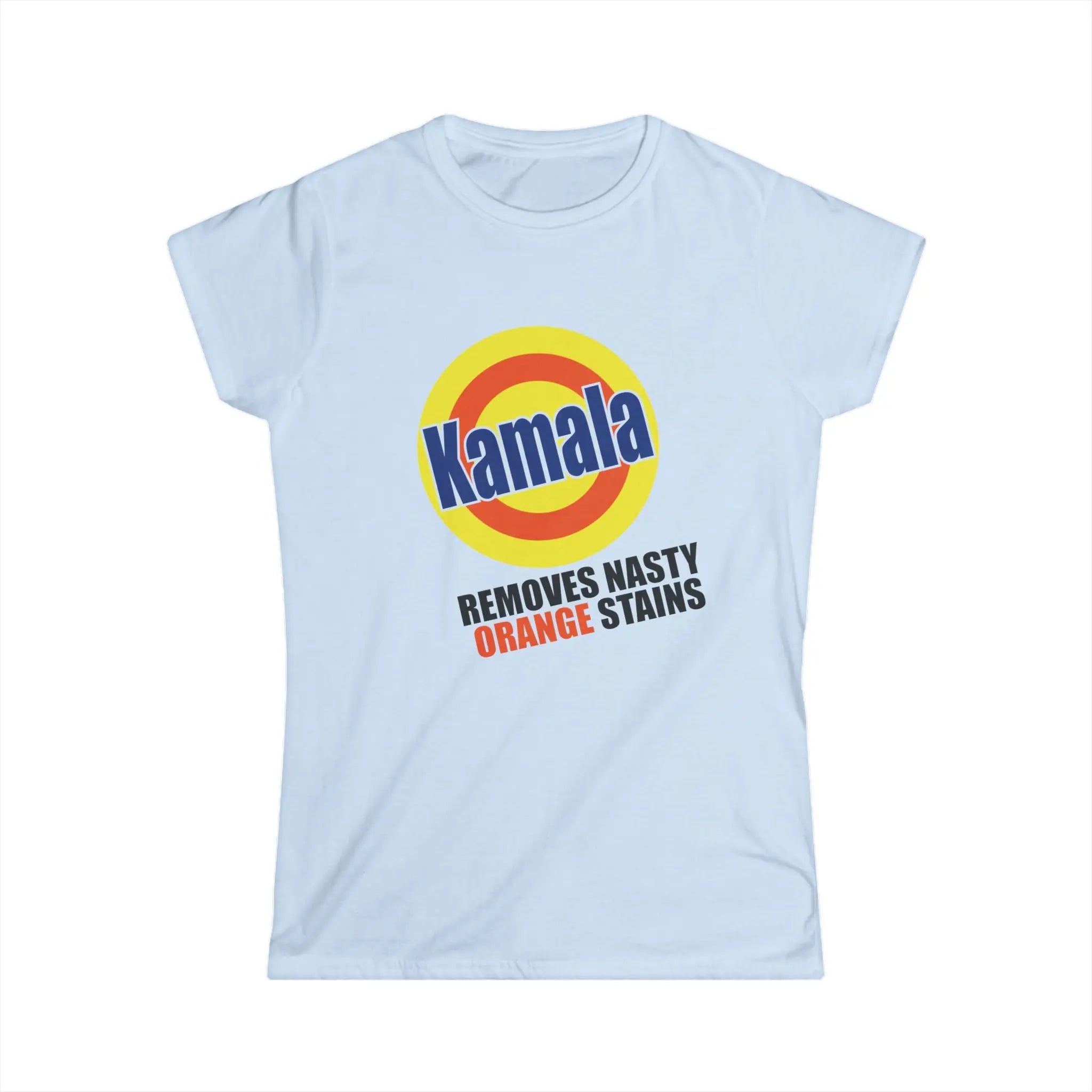 Kamala Removes Nasty Orange Stains Fitted T-shirt The Vote Shop