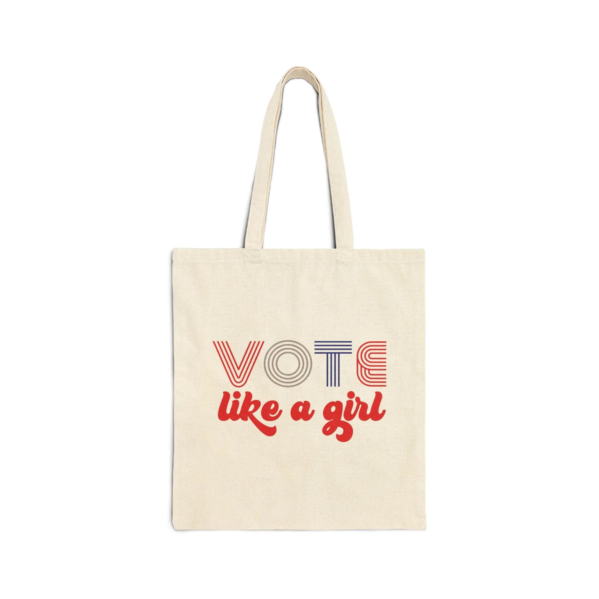 Vote Like a Girl Cotton Tote The Vote Shop