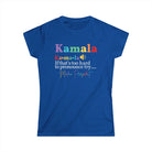 Kamala: If That's Too Hard Try Madam President Fitted T-Shirt The Vote Shop