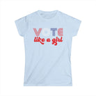 Vote Like a Girl Fitted T-Shirt The Vote Shop