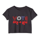 Vote Like a Girl Crop Top The Vote Shop