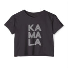 Kamala Black and White Crop Top The Vote Shop