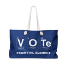 Vote: Essential Element Blue Weekender Bag Printify