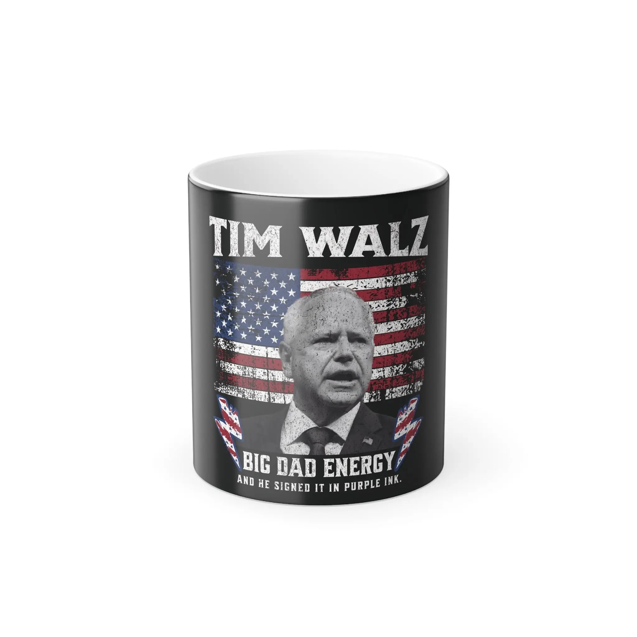 Tim Walz Big Dad Energy Mug The Vote Shop