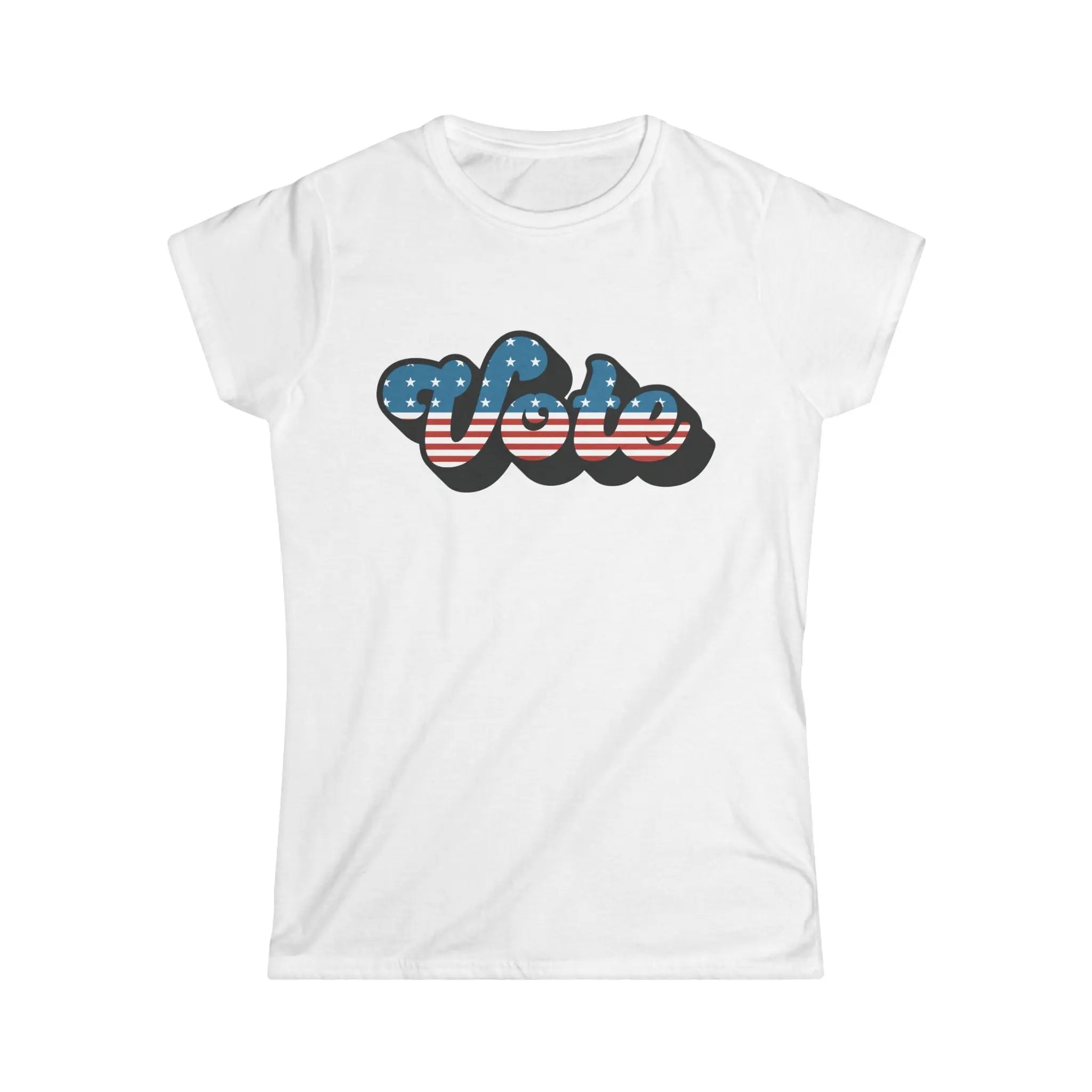 Vote Stars and Stripes Fitted T-Shirt The Vote Shop