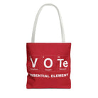 Vote: The Essential Element Red Tote Printify