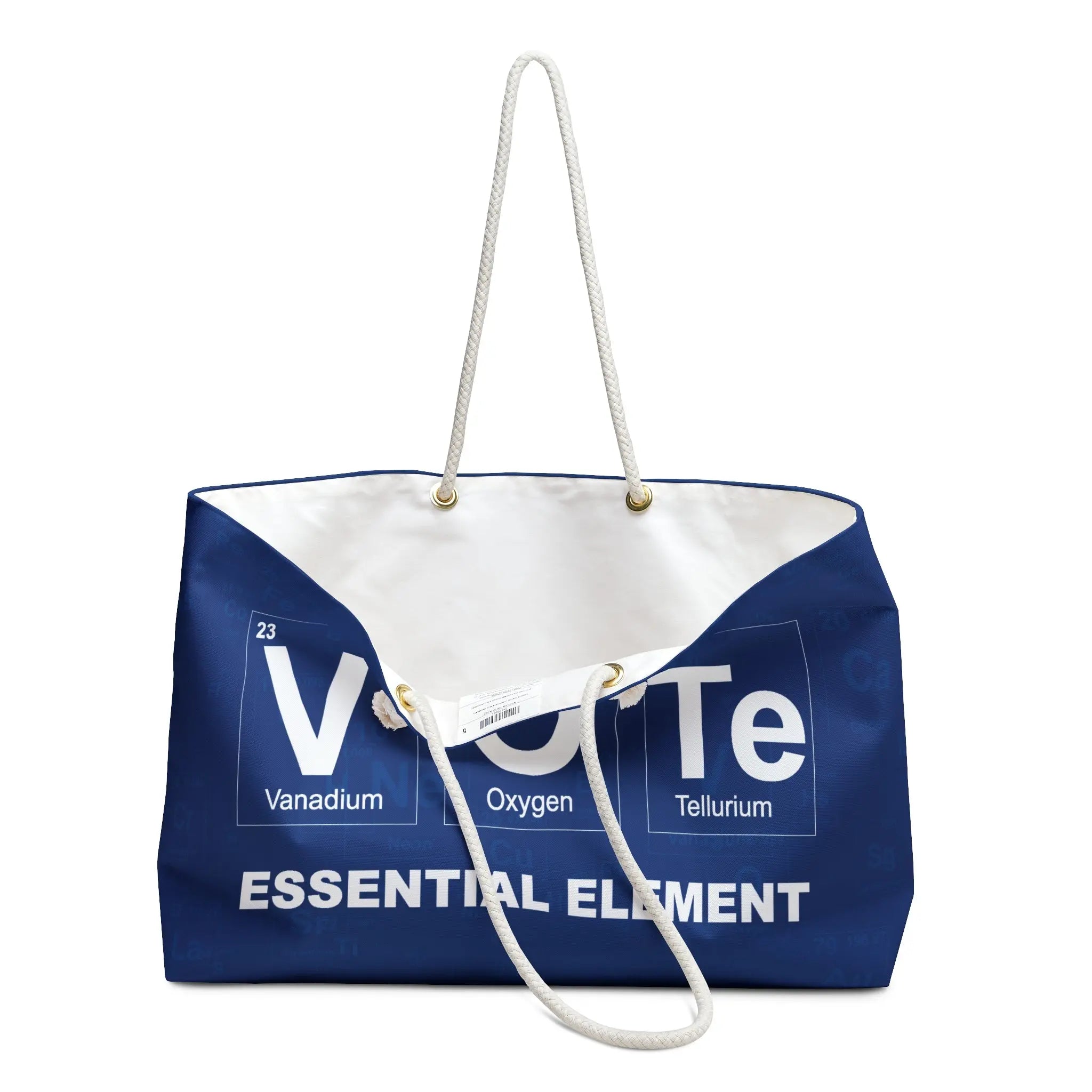 Vote: Essential Element Blue Weekender Bag Printify