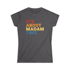 It's About Madam Time Fitted T-Shirt The Vote Shop