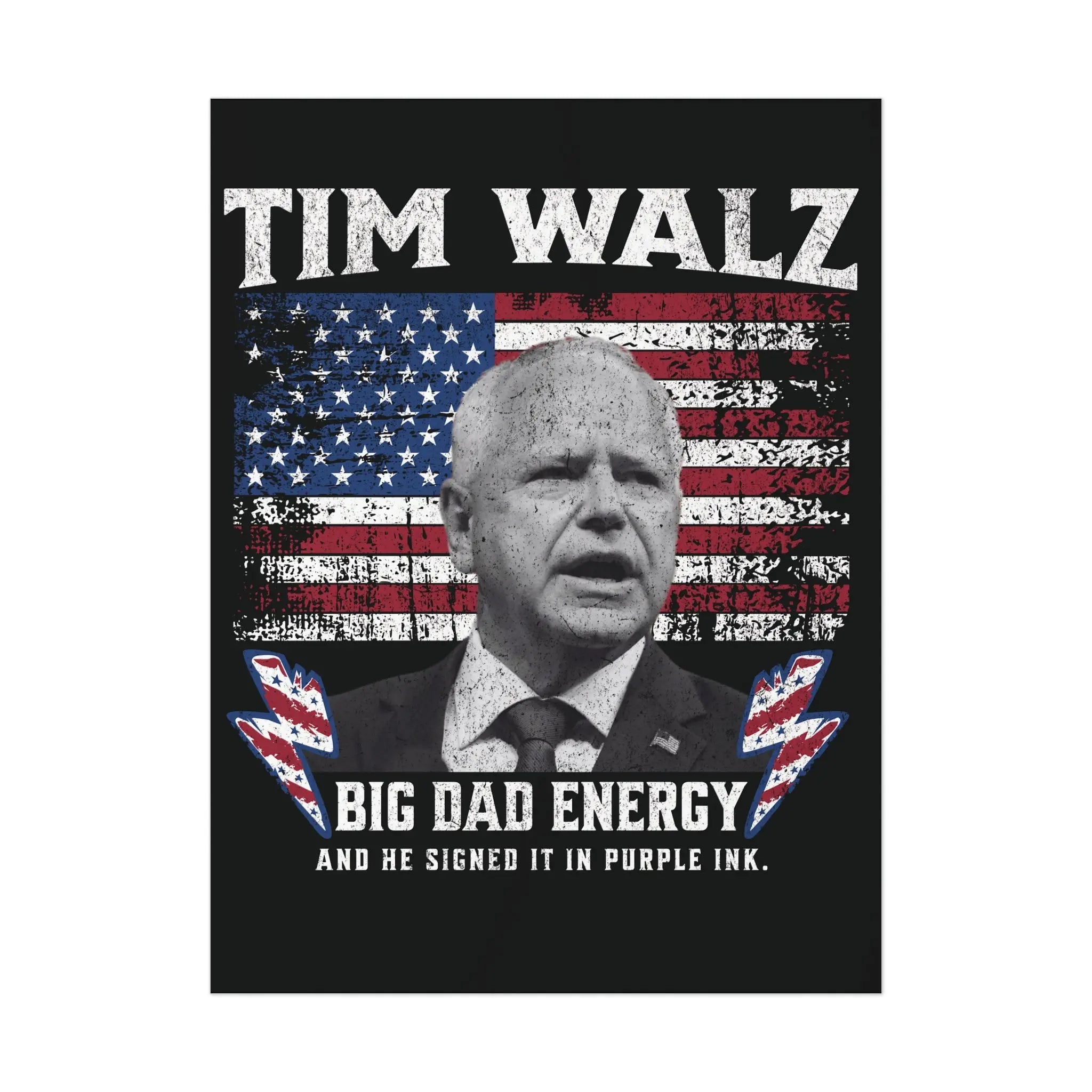 Big Dad Energy Poster The Vote Shop