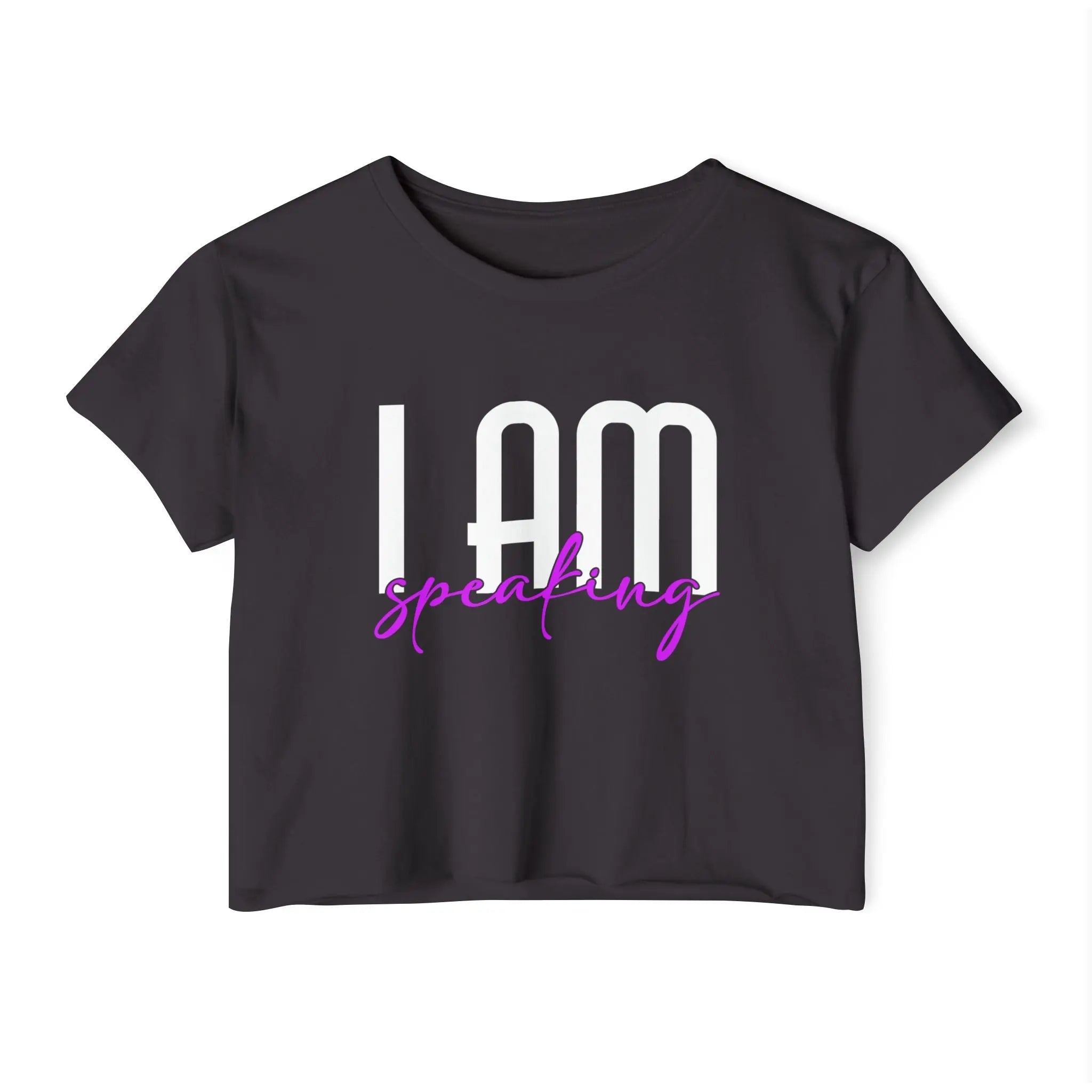 I Am Speaking Crop Top The Vote Shop